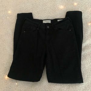 PacSun ripped knee black skinny jeans